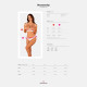 Еротичний комплект Obsessive Heavenlly 2-pcs cupless set XL/2XL, відкриті груди, з доступом-4