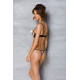 Комплект MARINA SET WITH OPEN BRA beige XXL/XXXL - Passion-6