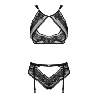 Комплект Obsessive Allastia 2-pcs set black S/M