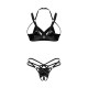 Комплект Obsessive Keira Lise 2-pcs crotchless set L/XL-4