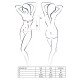 Комплект білизни IMAGINE SET OpenBra black L/XL - Passion: ліф - міні-сорочка, трусики з оборками-4