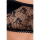Комплект білизни PETRA SET black L/XL — Passion Exclusive: стрінги, широкий пояс, ліф-топік-4