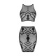 Еротичний напівпрозорий комплект Obsessive K101 top & skirt S/M/L, топ, спідниця-2