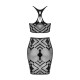 Еротичний напівпрозорий комплект Obsessive K101 top & skirt S/M/L, топ, спідниця-3