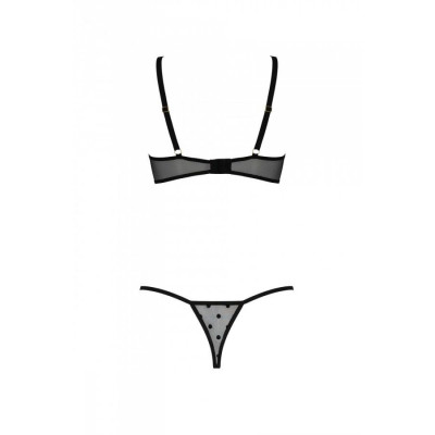 Комплект MARINA SET WITH OPEN BRA black L/XL - Passion