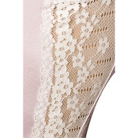 (SALE) Корсет з пажами SHANTI CORSET pink L / XL - Passion Exclusive, трусики, оборочка
