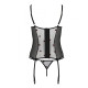 Корсет з підв'язками + стрінги LOVELIA CORSET black S/M - Passion-5
