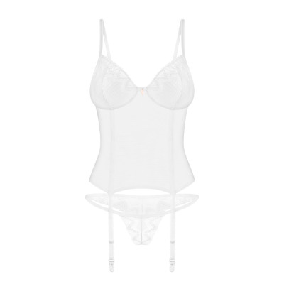 Корсет Obsessive Alissium corset & thong M/L
