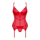 Корсет Obsessive Ingridia corset & thong M/L-2