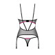 Корсет Obsessive Novenes corset & thong XS/S-4