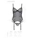 Корсет Passion LEAFA CORSET black S/M - ECO Passion-4