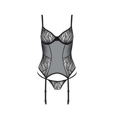 Корсет Passion LEAFA CORSET black S/M - ECO Passion