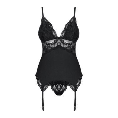 Obsessive 810-COR-1 corset & thong black S/M Obsessive 810-COR-1 corset & thong black S/M