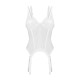 Корсет Obsessive Arrowel White corset S/M-1