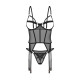 Корсет Obsessive Euridia corset & tanga XL/2XL-3