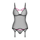 Корсет Obsessive Novenes corset & thong M/L-3