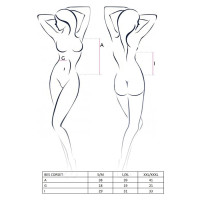(SALE) Корсет під латекс з пажами BES CORSET white L/XL - Passion Exclusive, стрінги, шнурівка