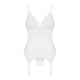 Obsessive 810-COR-2 corset & thong white S/M-4