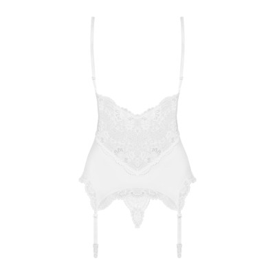 Obsessive 810-COR-2 corset & thong white S/M Obsessive 810-COR-2 corset & thong white S/M