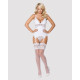 Obsessive 810-COR-2 corset & thong white S/M-2