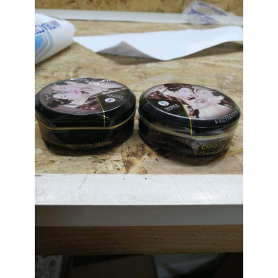 Масажна свічка Shunga Mini Massage Candle – Intoxicating Chocolate (30 мл) (прим'ята упаковка)