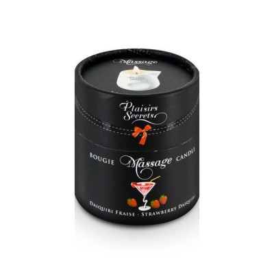 Розпродаж!!! Масажна свічка Plaisirs Secrets Strawberry Daiquiri 80 мл (термін 31.01.2026)