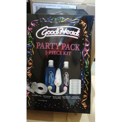 Набір Doc Johnson GoodHead - Party Pack - 5 Piece Kit (м'ята упаковка!!!)