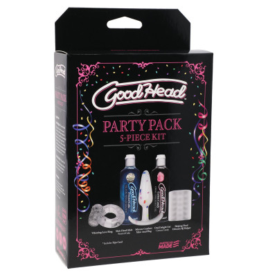 Набір Doc Johnson GoodHead - Party Pack - 5 Piece Kit (м'ята упаковка!!!)