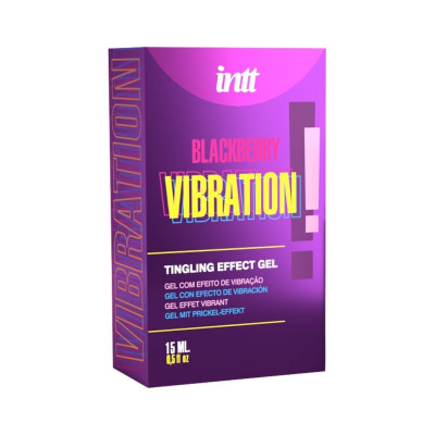 Рідкий вібратор Intt Vibration Blackberry (15 мл) (м'ята упаковка!!!)