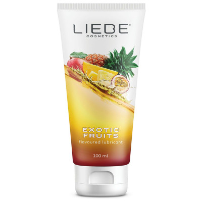 Розпродаж!!! Лубрикант на водній основі Liebe Lubricant Exotic Fruits 100 мл (термін 05.2025)
