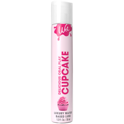 Розпродаж!!! Лубрикант на водній основі Wet Oral Play Cupcake (30 мл) (термін 07.11.2025)