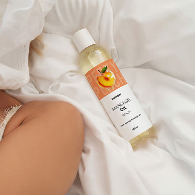 Розпродаж!!! Масажна олія Satisfyer Massage Oil Peach 250 мл (термін 30.04.2027)