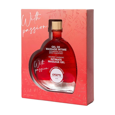 Розпродаж!!! Масажний гель EXSENS With Passion Candy Apple 50 мл (термін 04.2027)