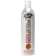 Розпродаж!!! Зігрівальний лубрикант Wet Warming Chocolate Cookie 4in1, 118мл (термін 30.09.2026)