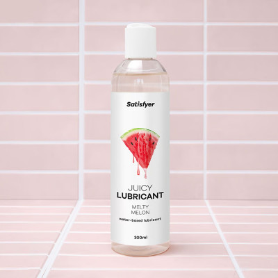 Лубрикант на водній основі Satisfyer Juicy Lubricant Melty Melon 300 мл (м'яте паковання!!!)