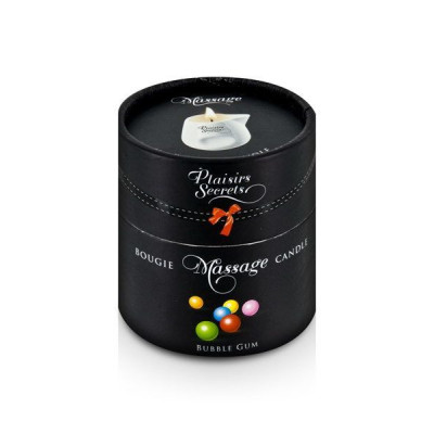 Розпродаж!!! Масажна свічка Plaisirs Secrets Bubble Gum 80 мл (термін 03.2026)