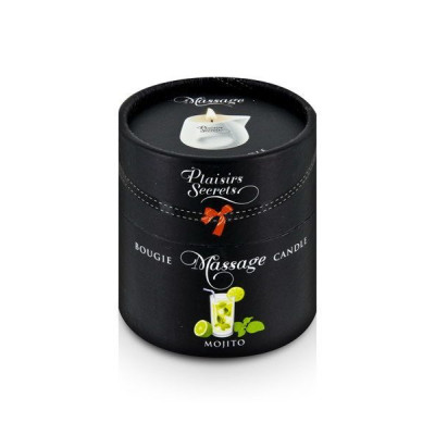Розпродаж!!! Масажна свічка Plaisirs Secrets Mojito (80 мл) (термін придатності 02.2024)
