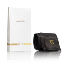 Сатинова пов'язка на очі YESforLOV BLACK SATIN BLINDFOLD (м'яте паковання!!!)