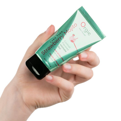 Розпродаж!!! Лубрикант на водній основі Orgie Lube Tube Strawberry Mojito 50мл (термін 31.07.2026)