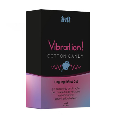 Рідкий вібратор Intt Vibration Cotton Candy (15 мл) (мятая упаковка!!!)
