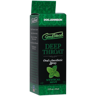 Спрей для мінету Doc Johnson GoodHead DeepThroat Spray - Mystical Mint 59 мл (м'ята упаковка!!!)