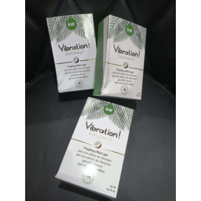 Рідкий вібратор Intt Vibration Coconut Vegan (15 мл) (м'ята упаковка)