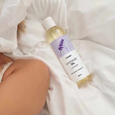 Розпродаж!!! Масажна олія Satisfyer Massage Oil Lavender 250 мл (термін 30.04.2027)
