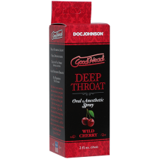 Спрей для мінету Doc Johnson GoodHead DeepThroat Spray - Wild Cherry 59 (м'ята упаковка!!!)