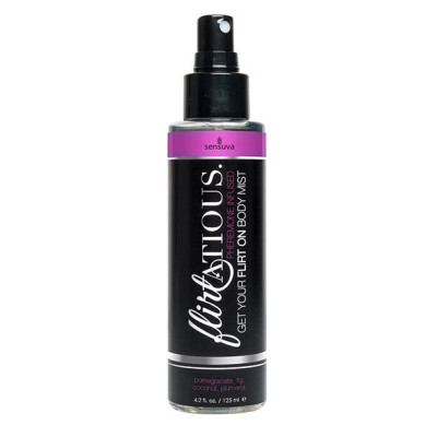 Спрей-міст для тіла з феромонами Sensuva Flirtatious Pomegranate, Fig, Coconut & Plumeria Body Mist