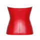 Корсет Noir Handmade F355 Red powerwetlook corset - S-4