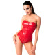 Корсет Noir Handmade F355 Red powerwetlook corset - S-1