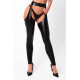 Легінси з відкритими стегнами Noir Handmade F323 Rebel wetlook chaps - S-3