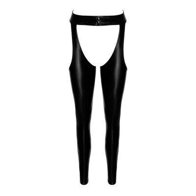 Легінси з відкритими стегнами Noir Handmade F323 Rebel wetlook chaps - M