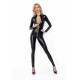Комбінезон Noir Handmade F293 Powerwetlook catsuit with front zipper - L